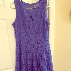 Danny and Nicole | Lace Overlay Keyhole A Line